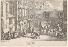 Hotel d'Hambourgh, Quartiere St. Germain a Paris, 1789., 1789. Creator: Thomas Rowlandson.