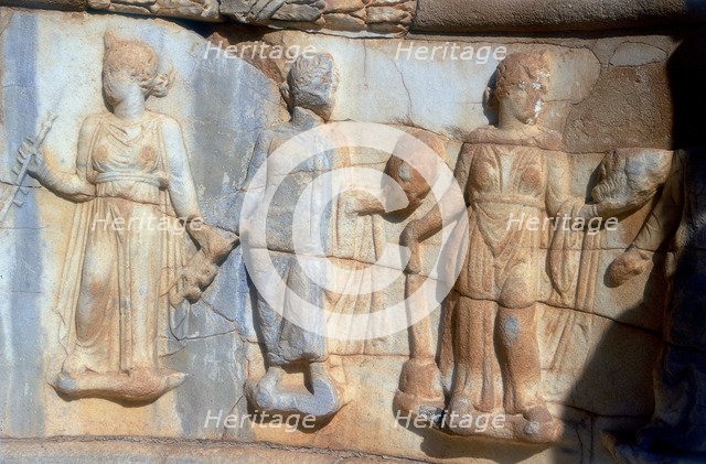 Three Muses, Sabratha, Libya, c161-c192 AD.