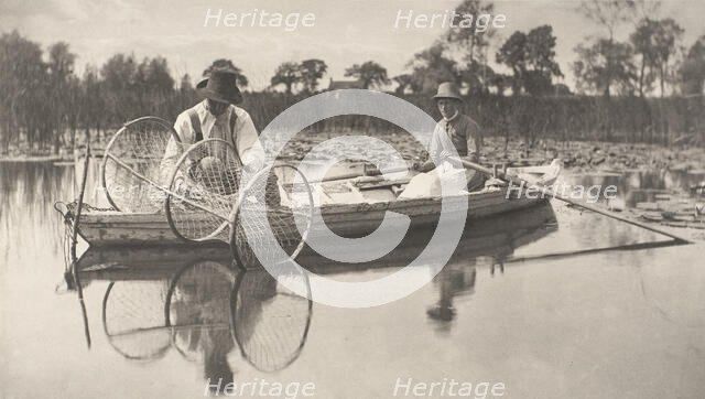 Setting the Bownet, 1886. Creator: Dr Peter Henry Emerson.