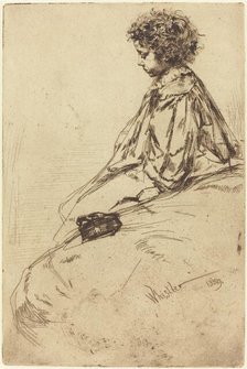 Bibi Lalouette, 1859. Creator: James Abbott McNeill Whistler.