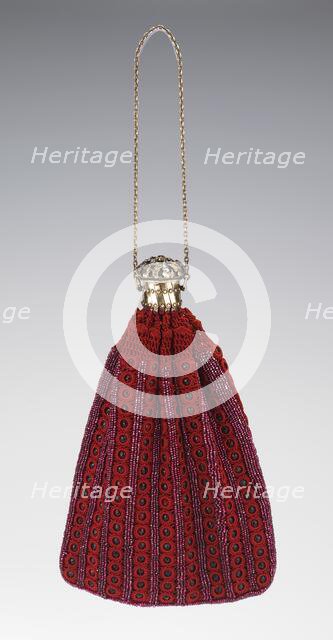 Bag, American, third quarter 19th century. Creator: Unknown.