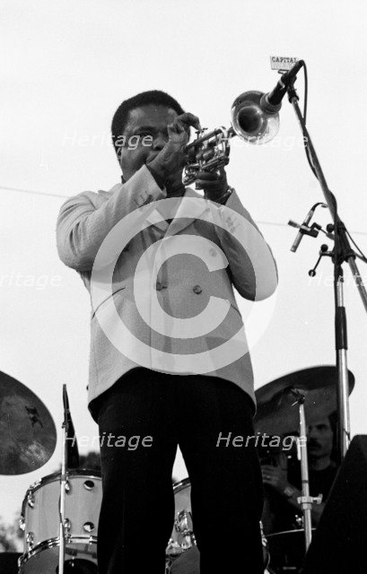Freddie Hubbard, Knebworth Jazz Festival, Hertfordshire, July 1982. Artist: Brian O'Connor.
