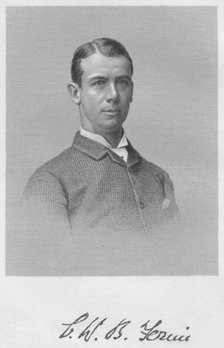 Portrait of a man, 1893.  Creator: William Roffe.