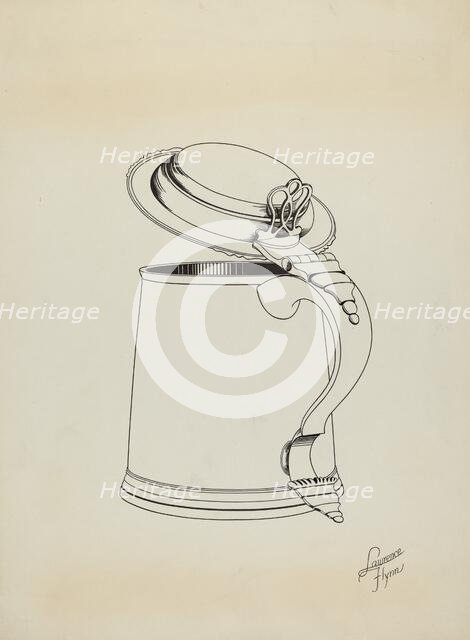 Silver Tankard, c. 1938. Creator: Lawrence Flynn.