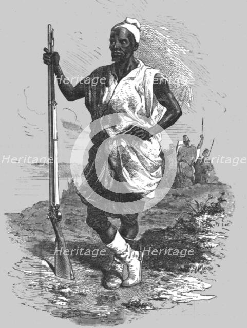 'Racine Tall, El Hadj's chief at Koundian; Journey from the Senegal to the Niger', 1875. Creator: Unknown.