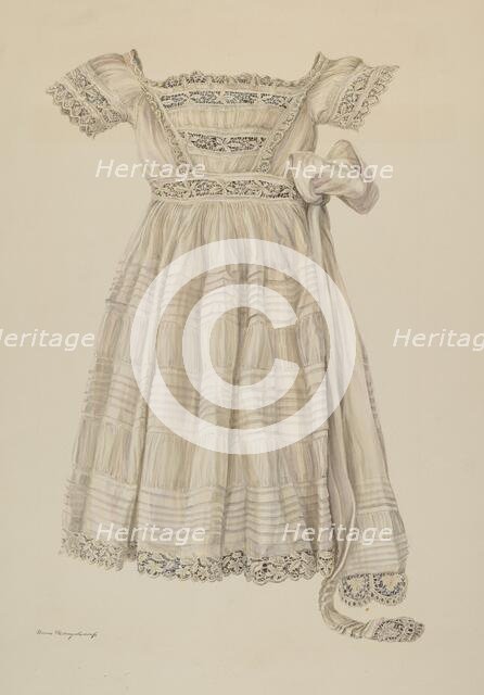 Child's Dress, c. 1937. Creator: Hans Mangelsdorf.