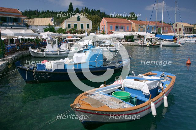 Fiskardo harbour, Kefalonia, Greece.