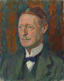 Portrait of A. W. Finch, 1915. Creator: Magnus Enckell.