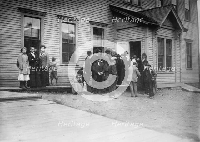 School house, Austin, Pa. Used as refuge., between c1910 and c1915. Creator: Bain News Service.