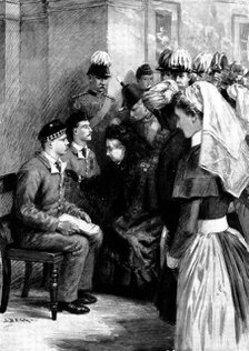 The Queen at Netley Hospital: Her Majesty conferring the Victoria Cross..., 1898. Creator: Unknown.