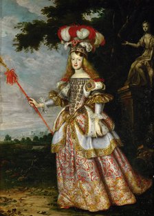 Margarita Teresa, Infanta of Spain (1651-1673), in a theatrical costume, 1667. Artist: Thomas, Jan (1617-1678)