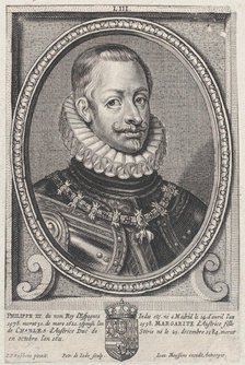 Portrait of Philip III, King of Spain, ca. 1650. Creator: Pieter de Jode II.