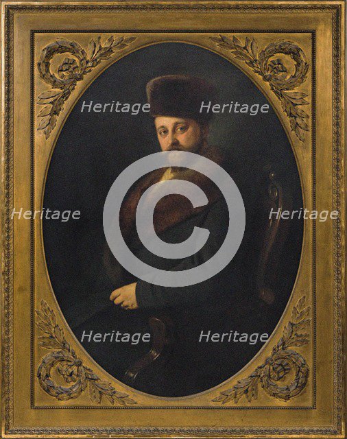 Portrait of the General Pavel Petrovich Ushakov (1819-1873), 1866.