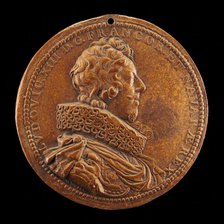Louis XIII, 1601-1643, King of France 1610 [obverse], 1623. Creator: Abraham Dupre.