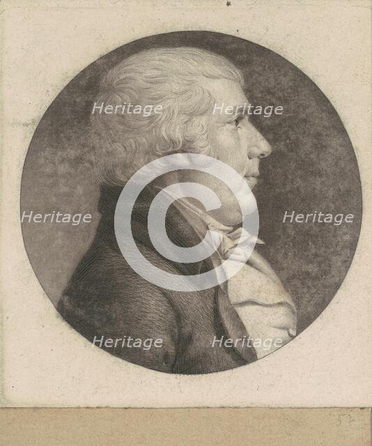 James Riddle, 1798-1802. Creator: Charles Balthazar Julien Févret de Saint-Mémin.