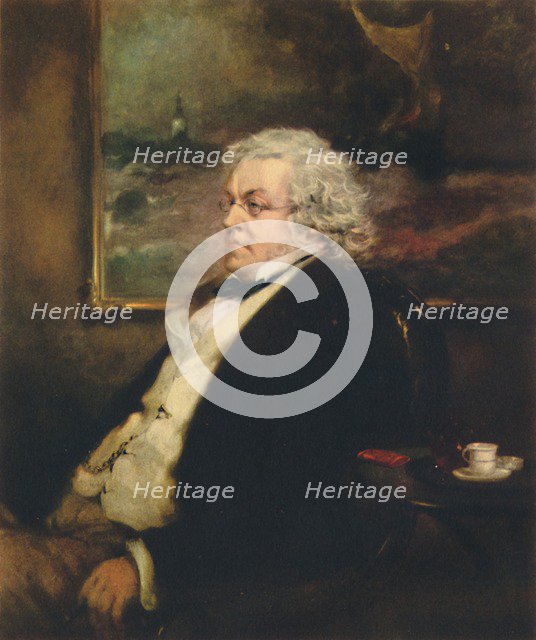 'William Makepeace Thackeray 1811-1863', c1850, (1942). Creator: Sir John Gilbert.