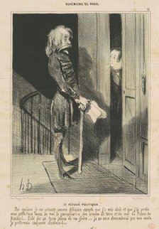 Le réfugié politique, 19th century. Creator: Honore Daumier.