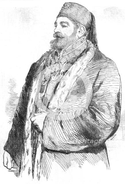 His Highness Said Pacha, the New Viceroy of Egypt - from an original sketch, 1854. Creator: Unknown.