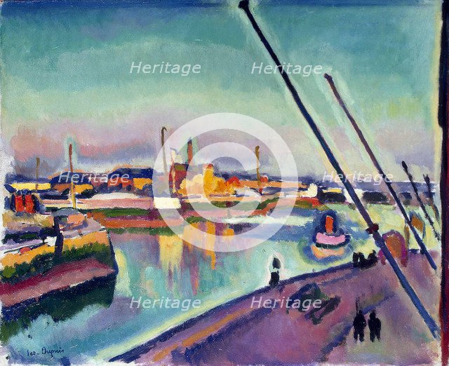 Notre-Dame Embankment, Le Havre', 1908. Creator: Dupuis, Georges (1874-1932).