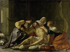 St Sebastian Nursed by Irene and her Helpers, 1630-1638. Creator: Jacques Blanchard.