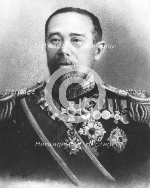 'Marquis Ito', c1893. Artist: Aaron Gerschel.