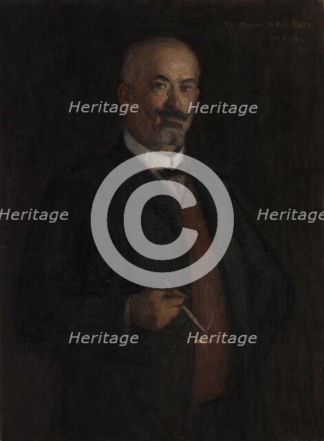 Portrait of the Industrialist August Keirkner, 1905-1918. Creator: Vilho Sjöström.