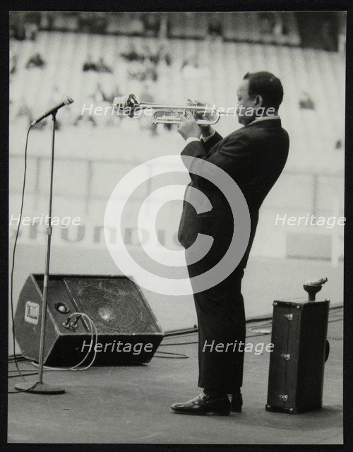 Jonah Jones playing at the Newport Jazz Festival, Ayresome Park, Middlesbrough, July 1978. Artist: Denis Williams