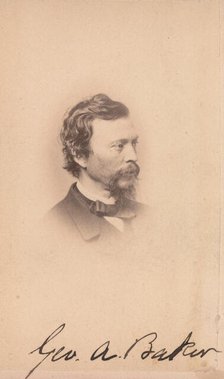 George Augustus Baker, 1860s. Creator: Maurice Stadtfeld.