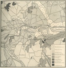 'Geological Map of the Site of London', 1908. Artist: Unknown.