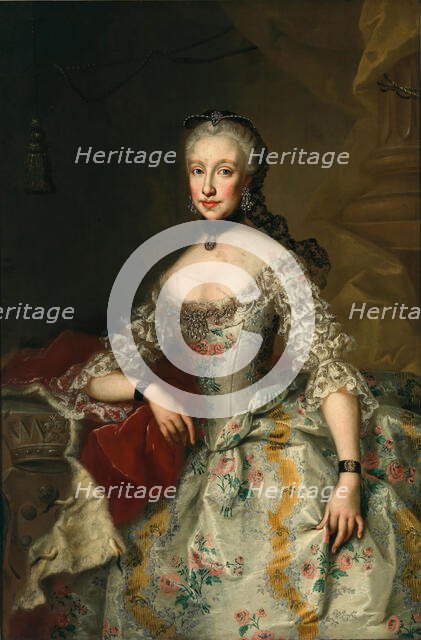 Portrait of Infanta Maria Luisa of Spain (1745-1792), Holy Roman Empress. Creator: Steiner, Johann Nepomuk (1725-1793).