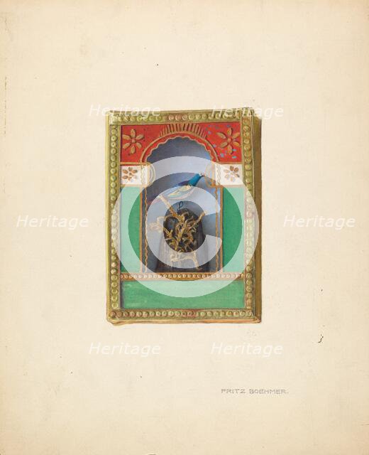 Ornamental Shadow Box, c. 1939. Creator: Fritz Boehmer.