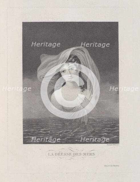 La Déesse des Mers, 1775-1832. Creator: Philibert Louis Debucourt.