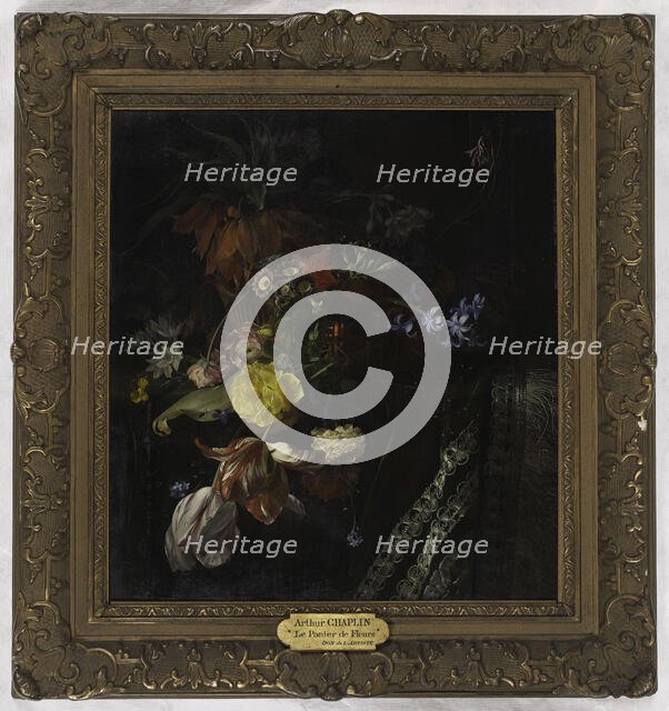 Le panier de fleurs, 1907. Creator: Arthur Chaplin.