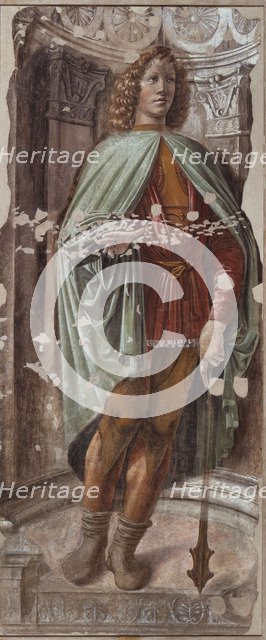 Man with a Mace (Uomo dalla mazza), ca 1487-1488. Artist: Bramante, Donato (1444-1514)