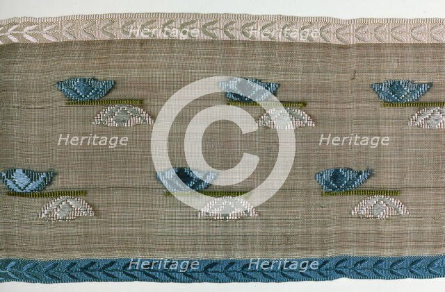 Sample Book of Gauze Ribbon Swatches, France, 19th century. Creator: Unknown.