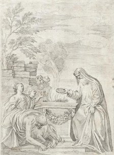 Scene of Classical Sacrifice, 16th century. Creator: Giovanni Battista Zelotti.