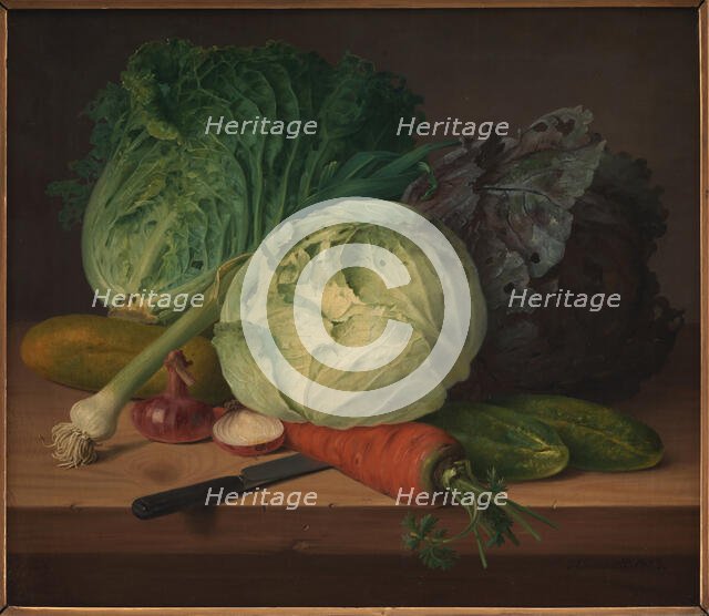 Cook's Herbs, 1823. Creator: Johannes Ludvig Camradt.