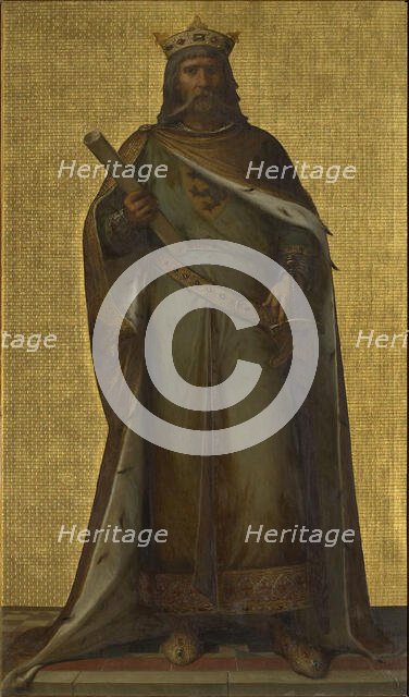 Philip I of Alsace, 1872-1877. Creator: Gallait, Louis Joseph (1810-1877).