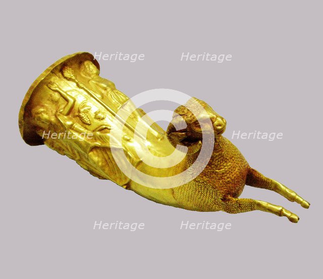 Rhyton (Drinking Horn), 5th-4th century BC. Artist: Scythian Art  