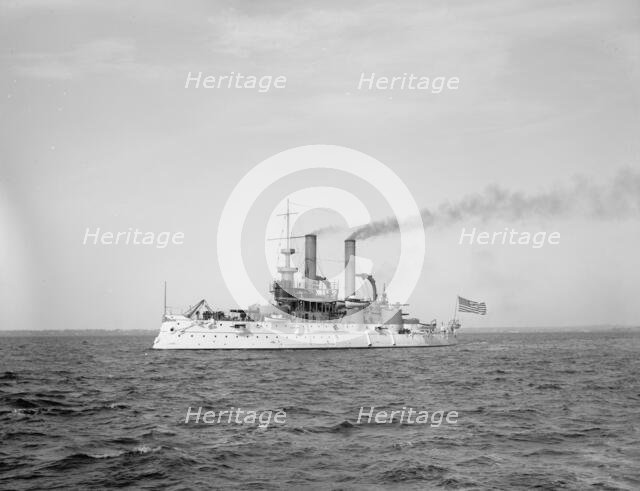 U.S.S. Iowa, between 1897 and 1901. Creator: Unknown.