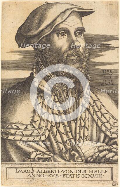 Albert van der Helle, 1538. Creator: Heinrich Aldegrever.