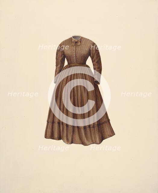 Bishop Hill: Dress, c. 1938. Creator: H. Langden Brown.