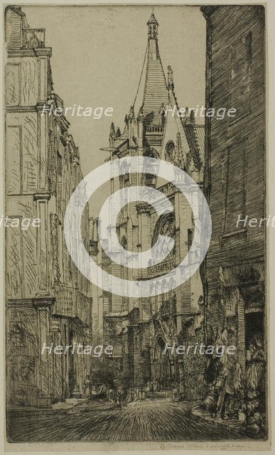 St. Severin, Paris, 1902. Creator: Donald Shaw MacLaughlan.