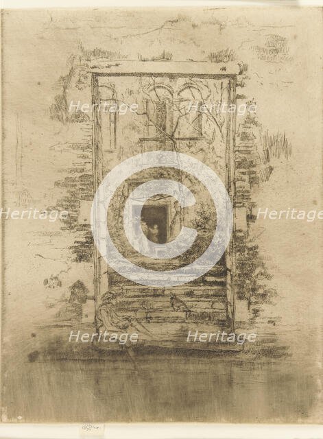 The Garden, 1879-1880. Creator: James Abbott McNeill Whistler.