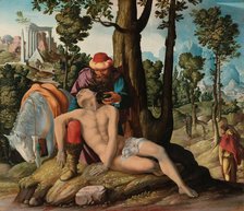 The Good Samaritan, 1537. Creator: Master of the Good Samaritan.