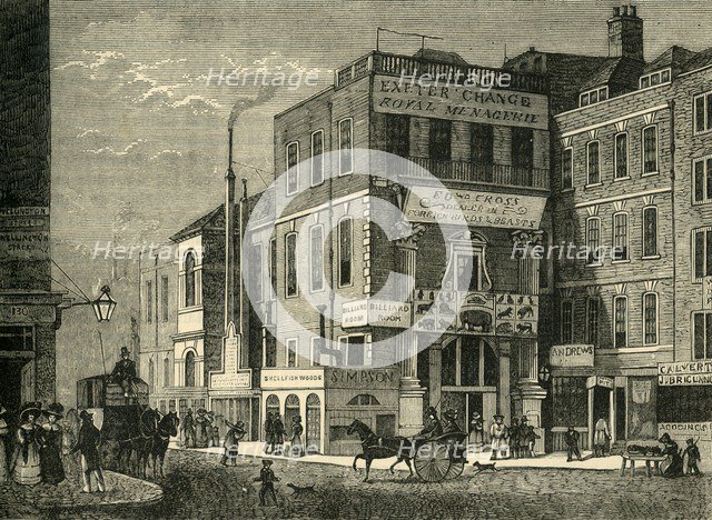 'Exeter Change in 1826', (1881). Creator: Unknown.