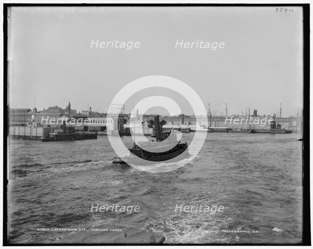 Lackawanna Sta., Hoboken Ferry, between 1890 and 1901. Creator: Unknown.