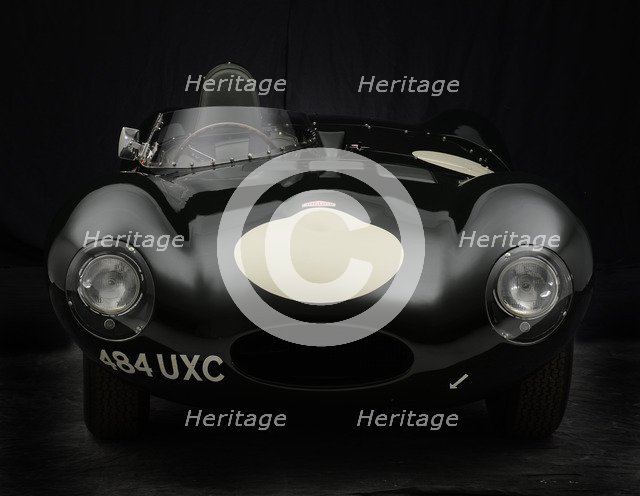 Jaguar D type 1956. Artist: Simon Clay.