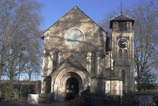 Old St Pancras Church, near St Pancras rail station, Camden, London, NW1, England. Creator: Ethel Davies;Davies, Ethel.