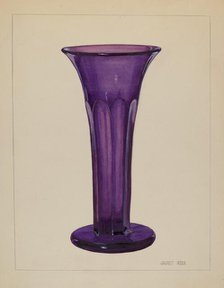 Vase, c. 1937. Creator: Janet Riza.